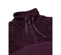 Pullunder ROXY "Sayna Half Zip", Damen, Gr. S, lila (schwarzberry wine), Obermaterial: 100% Polyester., Pullover Pullunder (16509700-S) schwarzberry wine