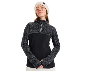 Pullunder ROXY "Sayna Half Zip", Damen, Gr. XL, schwarz (schwarz roxygram tonal), Obermaterial: 100% Polyester., Pullover Pullunder (25605450-XL) schwarz roxygram tonal