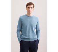 Seidensticker Regular Fit Pullover blau, Einfarbig