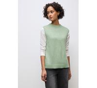 Street One Damen 3015727 Ärmelloser Pullover, Serene Green Mel, 34
