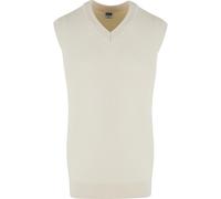 Pullunder URBAN CLASSICS "Urban Classics Knitted Vest", Herren, Gr. XXL, beige (sandweiß), 100% Polyacryl, Pullover Pullunder (31996926-XXL) sandweiß