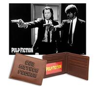 Pulp Fiction BMF Bundle Poster Guns (91,5 x 61 cm) & Geldbeutel (echtes Leder, original US Modell ohne Münzfach)