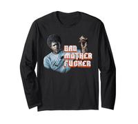 Pulp Fiction Jules Bad MF Funny Classic Action Movie Langarmshirt