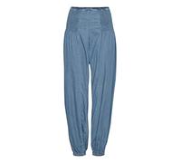 PULZ JEANS PZJILL Damen Haremshose Pumphose Pluderhose aus leichtem Denim 100% Baumwolle Relaxed Fit, Größe:2XL, Farbe:Light Blue Denim (200008)