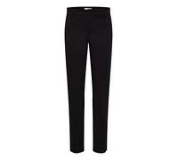 Pulz PZBINDY Damen Hose Stoffhose Baumwolle mit Stretch Eingrifftaschen Gürtelschlaufen Baumwollmischung Slim fit, Größe:40, Farbe:Black Beauty (193911)