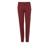 Pulz PZBINDY Damen Hose Stoffhose Baumwolle mit Stretch Slim Leg Regular Fit, Größe:36, Farbe:Tawny Port (191725)