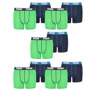 PUMA Kinder Unterhose BOYS BASIC BOXER 2P green / blue 158/4 (8720245232234)