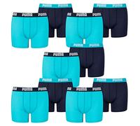 PUMA Jungen-Basic-Boxershorts 2er-Pack Für Kinder | Mit Aucun | Blau | Größe: 9/10