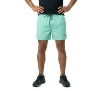Badeshorts PUMA "PUMA SWIM MEN SHORT LENGTH SWIM SHORTS", Herren, Gr. L, N-Gr, mint jelly, Web, Obermaterial: 100% Polyester, Badehosen Badeshorts, mit seitlichen Eingriff-Taschen, Gesäßtasche mit Kle