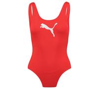 PUMA Swim Damen Badeanzug Schwimmanzug Bademode, Farbe:Rot, Bekleidungsgröße:L