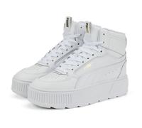 Sneaker PUMA "KARMEN REBELLE MID" Gr. 38, weiß (puma white, puma white) Schuhe Schnürstiefeletten (10781838-38)
