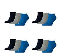 Puma Sneaker Plain 3er Pack, Socken blue / grey melange blue / grey melange 39-42