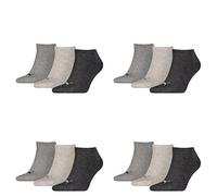 Puma Unisex Socken Sneaker Plain 3P 26108001-800 39-42 Anthraci/L Mel Grey/M Mel Grey