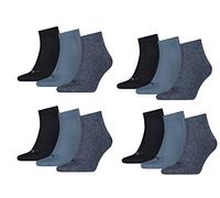PUMA 12 Paar Sneaker Invisible Socken Gr. 35-49 Unisex für Damen Herren Füßlinge, Socken & Strümpfe:47-49, Farbe:460 denim blue