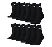 PUMA SHORT CREW 3P UNISEX black 35-38