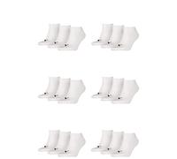 PUMA 18 Paar Sneaker Invisible Socken Gr. 35-49 Unisex für Damen Herren Füßlinge, Farbe:300 - white, Socken & Strümpfe:35-38