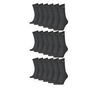 PUMA 18 Paar Sportsocken Tennis Socken Gr. 35-49 Unisex für sie und ihn, Farbe:201 - anthracite, Socken & Strümpfe:43-46