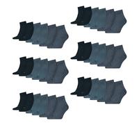 PUMA 18 Paar Unisex Quarter Socken Sneaker Gr. 35-49 für Damen Herren Füßlinge