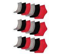 Puma Herren Socken 3er-Pack Rot Gr. 39-42