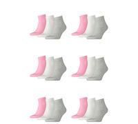 Puma Socken Quarter Plain 3er-Pack Unisex Prism Pink Größe 39-42