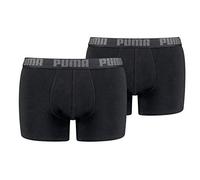 PUMA 2 er Pack Boxer Boxershorts Men Herren Unterhose Pant Unterwäsche, Farbe:230 - Black/Black, Bekleidungsgröße:M
