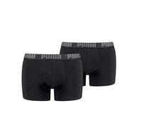 PUMA 2 er Pack Boxer Boxershorts Men Herren Unterhose Pant Unterwäsche, Farbe:230 - Black/Black, Bekleidungsgröße:L