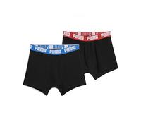 PUMA Herren Boxer Boxershorts Shorts Unterhosen Comfort Stretch 10er Pack, Wäschegröße:L, Artikel:-001 red/Blue