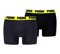Puma 2-er Pack Herren Unterhose, grau, Gr. S