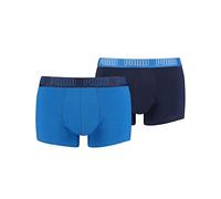 PUMA 2 er Pack Short Boxer Boxershorts Men Pant Unterwäsche kurz 100000884, Farbe:003 - True Blue, Bekleidungsgröße:L