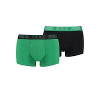 PUMA 2 er Pack Short Boxer Boxershorts Men Pant Unterwäsche kurz 100000884, Farbe:004 - Amazon Green, Bekleidungsgröße:XL
