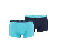 PUMA 2 er Pack Short Boxer Boxershorts Men Pant Unterwäsche kurz 100000884, Farbe:005 - Aqua/Blue, Bekleidungsgröße:S