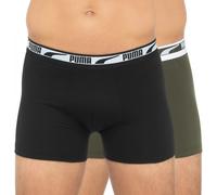 PUMA Herren Puma Men's Multi Logo 2 Pack BOXER, Forest Night Combo, S EU