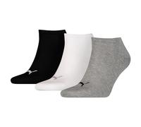 Puma Unisex Socken Sneaker Plain 3P 26108821-882 47-49 Grey/White/Black