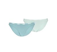 PUMA 2er Pack Damen Unterwäsche Iconic Bikini Slips, Farbe:Mint, Wäschegröße:S, Artikel:603031001-024 Mint Combo