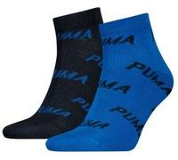 Puma 2P BWT Quarter Sock Blau Gr 39/42