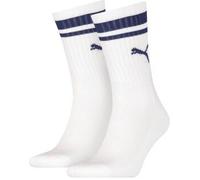 Puma Sportsocken mit Stretch-Anteil im 2er-Pack in Weiss, Größe 43/46
