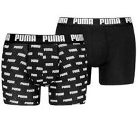 PUMA Boxershorts 2er-Pack Herren | Mit Aucun | Schwarz | Größe: S black