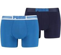 Puma Placed Logo Boxer 2er Pack blau/weiss Größe M