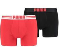 PUMA Everyday Placed Logo Boxer 2 Units S, Rot/Schwarz, S