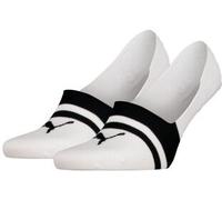 Puma 2P Heriatge Mid Cut Footie Socks Weiß Gr 39/42