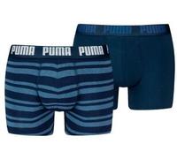 Puma 2P Heritage Stripe Boxer Jeansblau Baumwolle Medium Herren