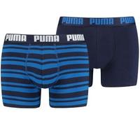 Puma 2P Heritage Stripe Boxer Marine gestreift Baumwolle Medium Herren
