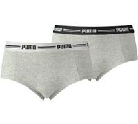 Puma 2P Iconic Mini Shorts Grau Large Damen