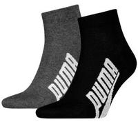 Puma 2P Lifestyle Quarter Sock Schwarz Gr 39/42