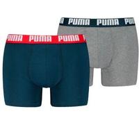 PUMA Boxer Boxershorts Men Herren Everyday Unterhose Unterwäsche 10er Pack, Farbe:Navy/Grey Melange, Bekleidungsgröße:L