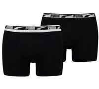 PUMA Herren Multi Logo Boxer, Black, XL (2er Pack)