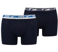 PUMA Herren Multi Logo Boxer, Peacoat, XL (2er Pack)