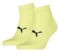 Puma 2P Sport Light Quarter Socks Gelb Gr 35/38