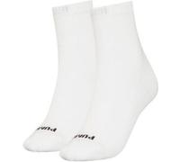 PUMA Women's Heart Logo Recycled Cotton Sock, White/Black, 39-42 (2er Pack)