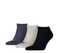 Puma Sneaker Plain 3er Pack, Socken navy/grey/nightshadow blue navy/grey/nightshadow blue 35-38